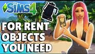 10 For Rent Objects You Need To Start Using | The Sims 4 Guide