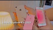 unboxing iphone 8  in 2023 ✨ philippines // kym