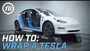 How to Wrap a Tesla Model 3 | Top Gear Handcrafted