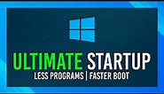 ULTIMATE Windows Startup Program Optimization Guide | AutoRuns