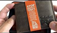 Unboxing Timberland PRO Men's Leather RFID Wallet with Removable Flip Pocket Card Carrier