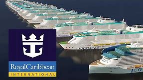 Royal Caribbean Fleet Size Comparison (3D)