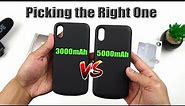 iPhone X 3000mAh vs 5000mAh Battery Case (MUSTTRUE) [4K] 21:9