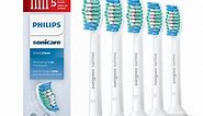 Philips Sonicare Simplyclean (C1) Replacement Toothbrush Heads, 5 Pack, HX6015/03