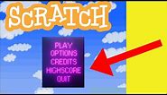 How to make a TITLE SCREEN for your game in scratch!
