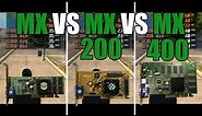 GeForce2 MX vs GeForce2 MX 200 vs GeForce2 MX 400 Test In 9 Games (No FPS Drop - Capture Card)