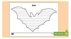 Bat Writing Template