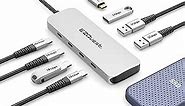 EZQuest USB C Hub Docking Station 7 in 1 with 3 Gen 2 10Gbs USB C Ports, 3 USB A 3.0 Ports, 1 USB C Power Delivery 3.0 with 5Gbs Data, Compatible with MacBook/Dell/HP/Lenovo Laptops