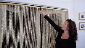 Wooden Beaded Curtains - ShopWildThings Demo Video