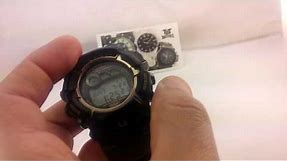 How to set military time/24 hour on G-Shock G-2111 (2276)