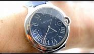 Cartier Ballon Bleu Blue Guilloche 42mm (WSBB0025) Luxury Watch Review