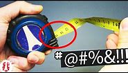Why Won't My Tape Measure Retract? Repairing a Broken Measuring Tape #Howto #DIY #fixed
