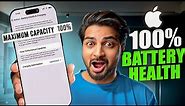 Unlock the Secret: How to Maintain 100% Battery Health in Your iPhone Like a Pro! || Mohit Balani