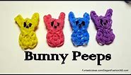 Easter Bunny Peeps Candy charm - How to Rainbow Loom design - Easter Series