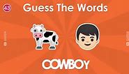 Can You Guess the WORD By The Emojis? | Guess The Emoji