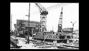 La construction d'un navire aux chantiers de la Seyne Sur Mer