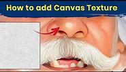 How to add canvas texture in photoshop