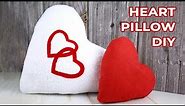 How to Make a Heart Pillow Step-by Step + FREE Pattern