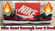 UNBOXING Nike Court Borough Low 2 Bred Shoes