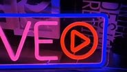 live neon sign