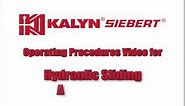 Kalyn Siebert: Hydraulic Sliding Axle Trailer Operation