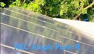 REC Alaph Pure-R Solar Module with Heterojunction cell Technology. #bestsolar #hybridsolar