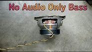 How To Make Bass Booster Speaker With Use Capacitor