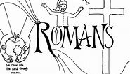 "Romans" Bible Book Coloring Page - Ministry-To-Children