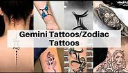 Gemini tattoo designs | Zodiac sign tattoo design | Horoscope tattoo designs - Lets style buddy