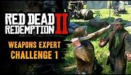 Red Dead Redemption 2 Weapons Expert Challenge #1 Guide - Kill 3 enemies with a knife