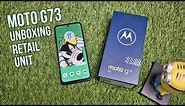 Moto G73 Unboxing and first hands on review Flipkart Retail Unit