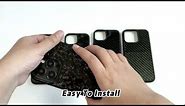 iPhone 15 real carbon fibre phone case