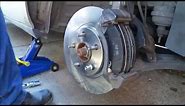 Cadillac DeVille Front Brake Pads and Rotor Replacement