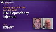 Use Dependency Injection (15 of 18) | Building Apps with XAML and .NET MAUI