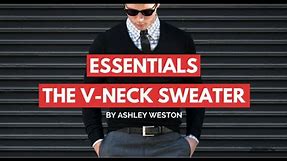 The V-Neck Sweater - Men's Wardrobe Essentials - Gray, Navy, Charcoal vneck