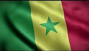 Senegal animated flag HD | Senegal national anthem