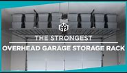 The Strongest Overhead Garage Storage Rack | Ceiling Rack By Gorgeous Garage