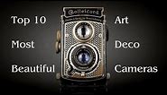 Art Deco masterpieces. Top 10 most beautiful Art Deco cameras.