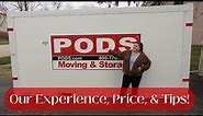 2022 PODS REVIEW & EXPERIENCE! MOVING 1000+ MILES WITH PODS + TIPS