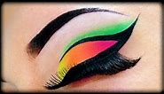 Neon Make Up Tutorial using Sleek MakeUp & Essence ft Kosmetik4Less