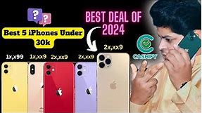 Shocking Deals: Top 5 iPhones under 30,000 in 2024 from CASHIFY🔥