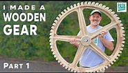 How to Make a Large Wooden Gear/Cog Part 1