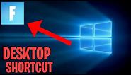 *UPDATED* How To Make A Fortnite Desktop Shortcut.! (Windows/Mac/PC)