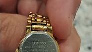 Beautiful SEIKO Grand GOLD Ladies womens watch Sophisticated Luxury Wristwatch Jewelry