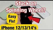 iPhone 12/13/14: Stuck on Spinning Wheel or Circle? Easy Fix!