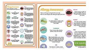 Allergy Awareness Poster