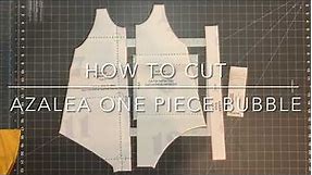 How to cut Azalea one piece bubble romper Samantha Marie Design