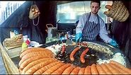 Biggest Sausages Ever Seen ! Kielbasa from Poland Tasted in London. Street Food