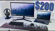 $200 Laptop Gaming Setup Guide! (Monitor + Mouse + Keyboard + Headset + More)