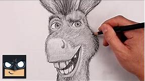 Shrek | How To Draw Donkey | Sketch Tutorial